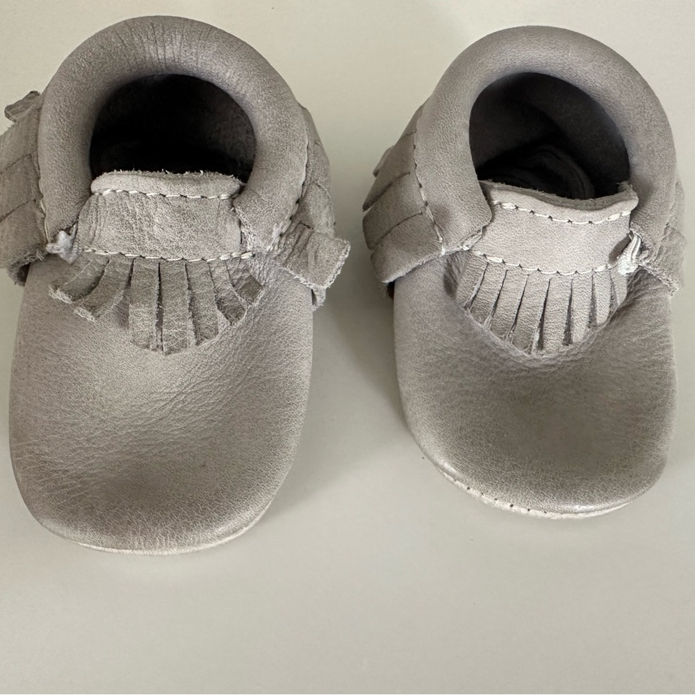 Baby freshly picked mocassins